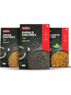 Khomane Chutney Combo Javas-Karale-Kadipatta-100-gm