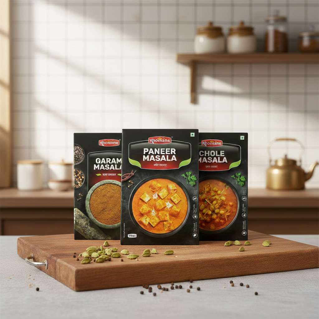 Masala Combo Pack Paneer Masala, Chole Masala & Garam Masala | Pack of 3