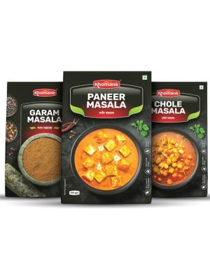 Khomane Masala combo Paneer-garam-Chole-Pack-of-3-100-gm