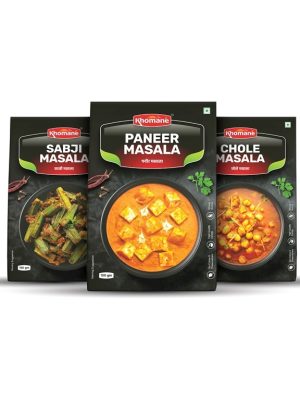 Khomane Masala combo Sabji-paneer-Chole-Pack-of-3-100-gm