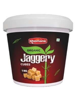 Khomane Agro Chemical Free Jaggery Cubes – Pure Natural Sweetener in Cube Form | 500 gm / 1 kg