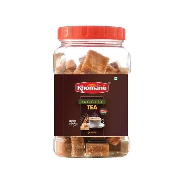 Khomane Agro Natural Jaggery Tea – Pure Herbal Tea with Natural Sweetness