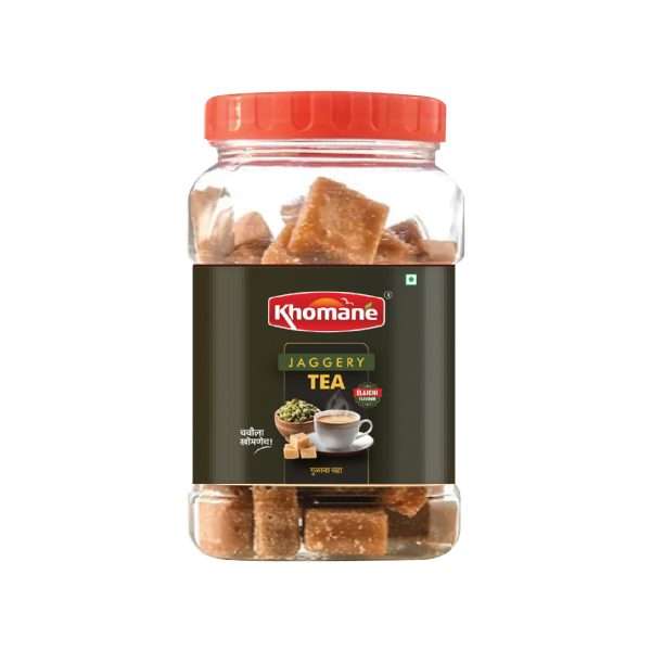 Khomane Agro Elaichi Jaggery Tea – Aromatic Herbal Tea with Cardamom & Jaggery