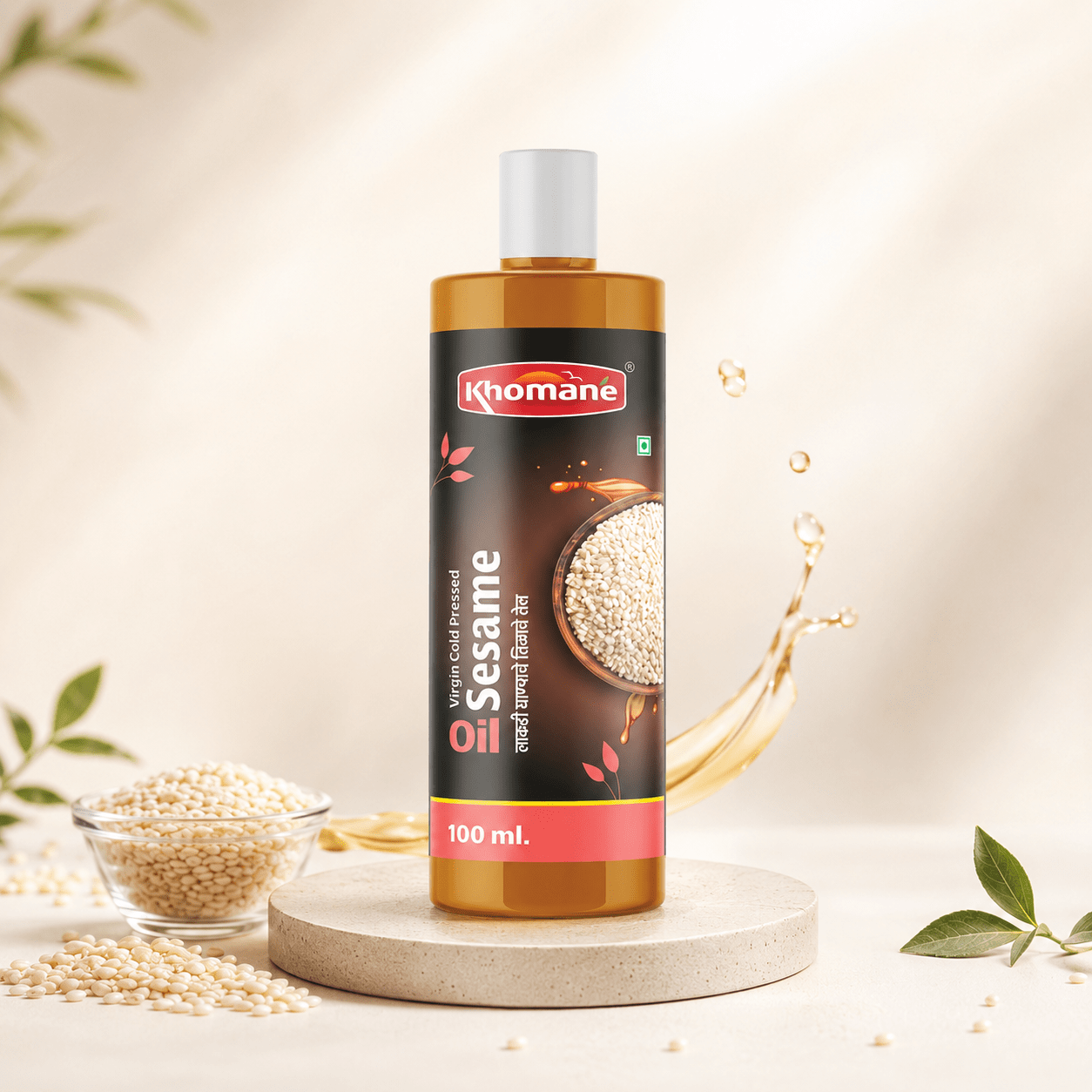 Original White Sesame Cold Pressed Natural Oil 100ml
