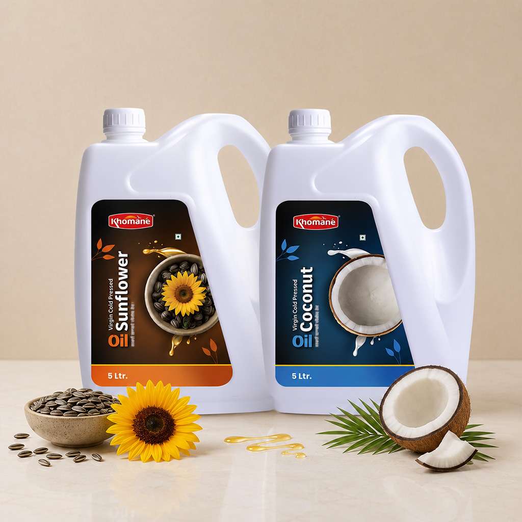Cold Pressed Sunflower & Coconut Oil Combo 5L