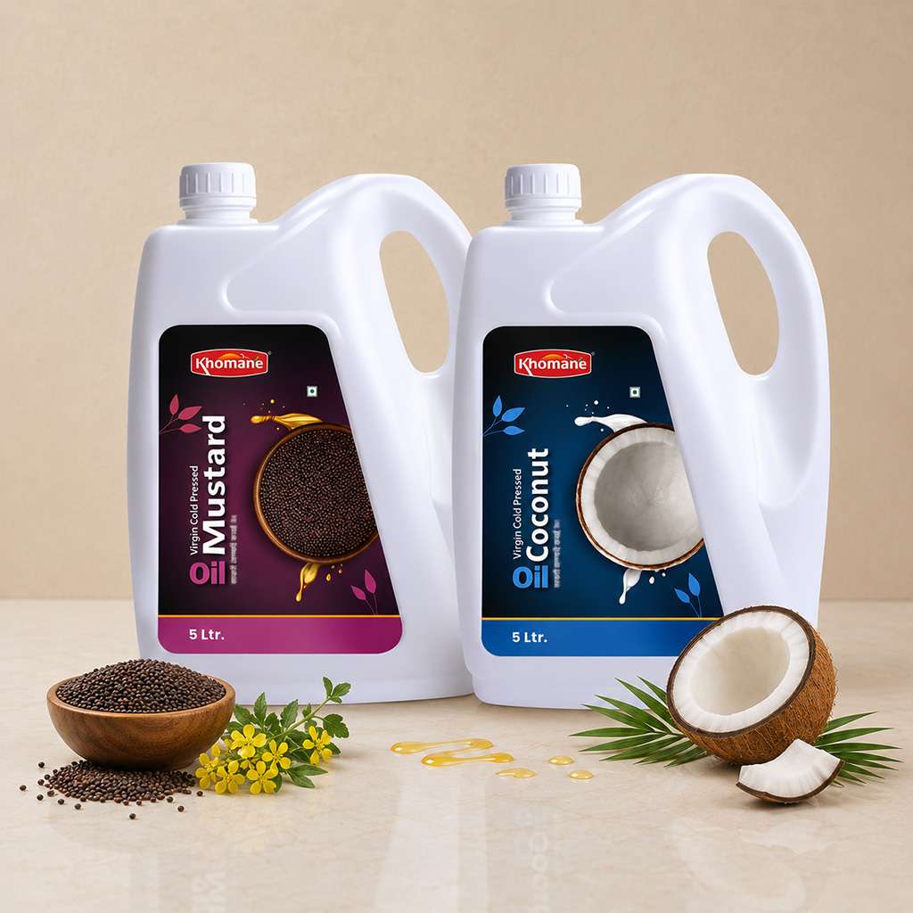 Mustard & Coconut Oil Combo 5L