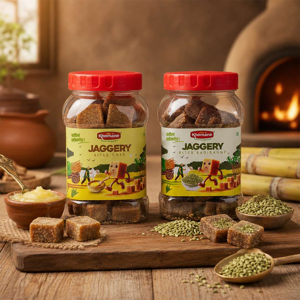 Ghee & Saunf Jaggery Cubes Combo