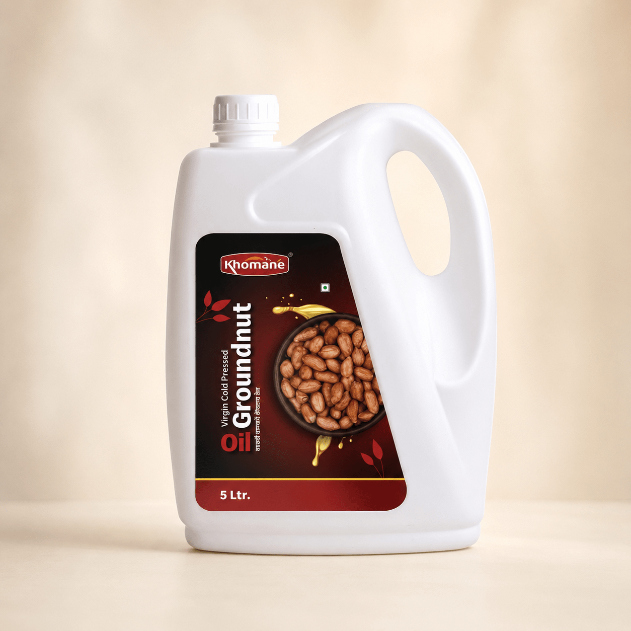 Original Groundnut Cold Pressed Natural Oil 5L