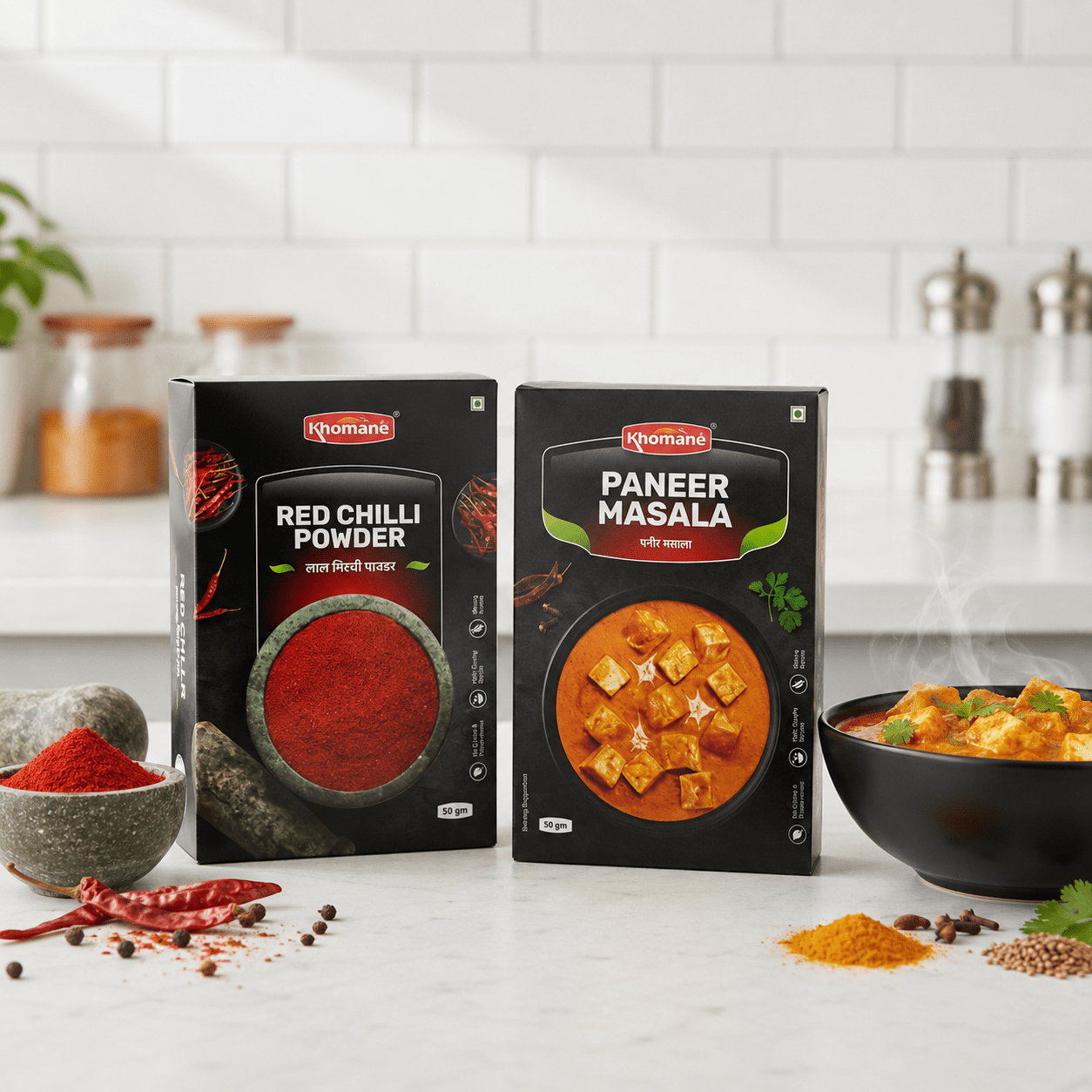 Paneer Masala & Red Chilli Powder Combo